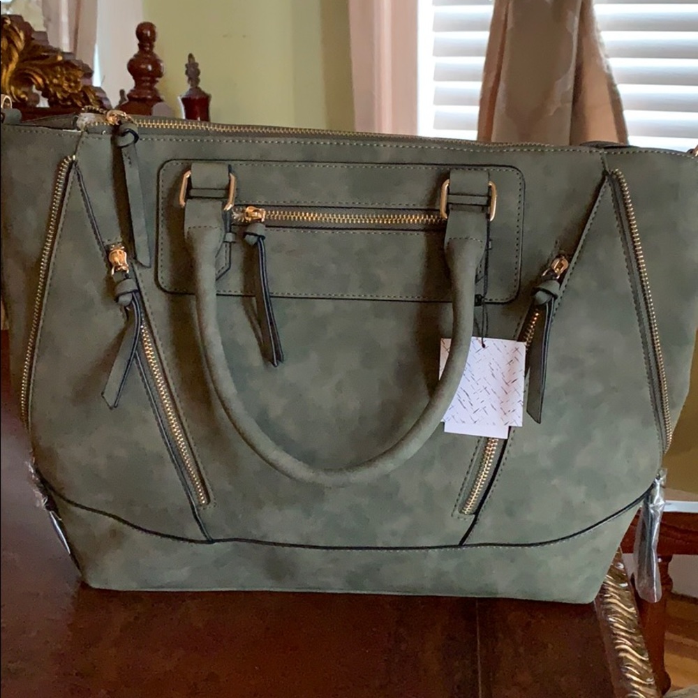 Olive Green Tote Bag!